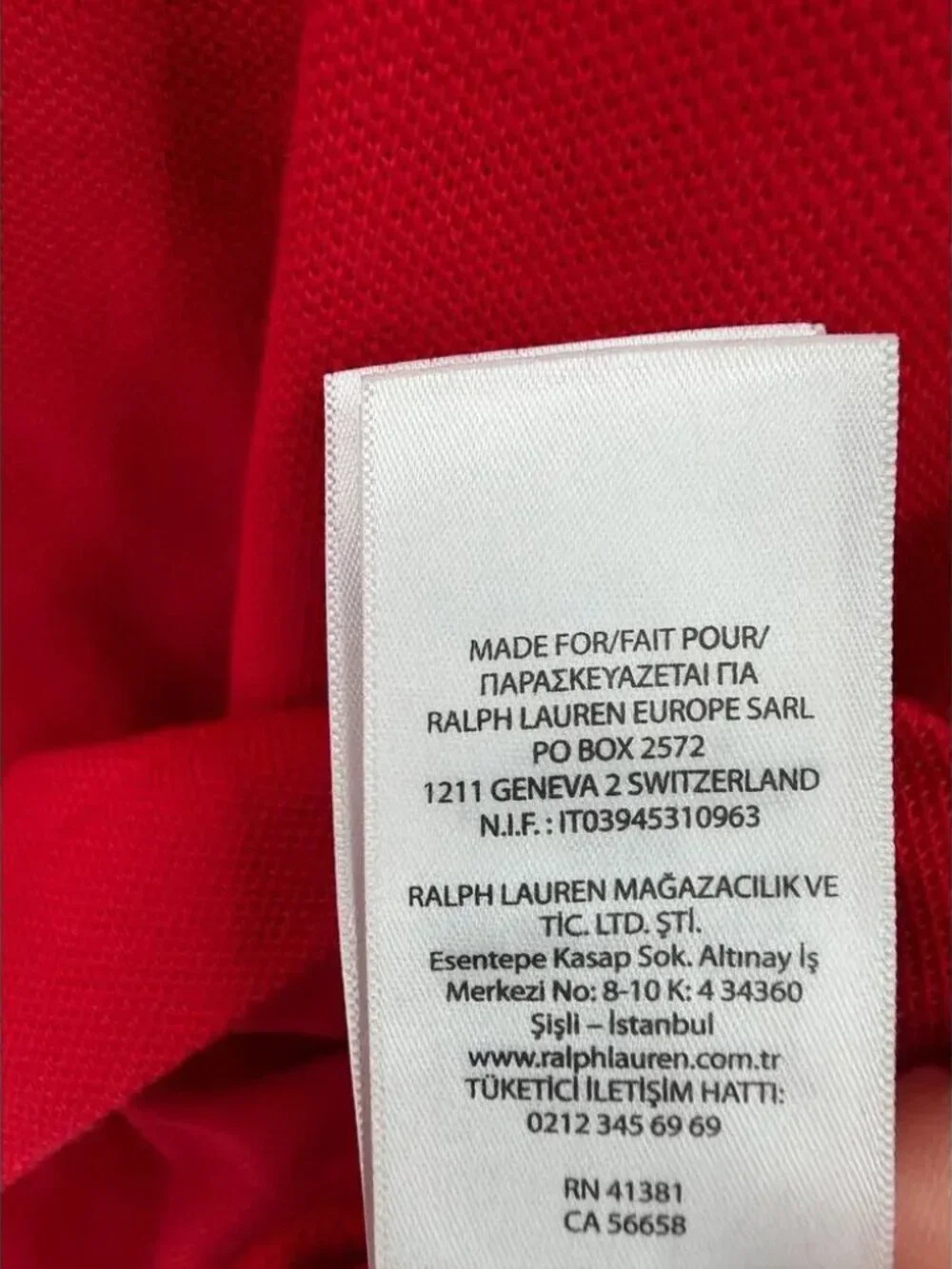 NEW POLO RALPH LAUREN Long Sleeve Polo Shirt Red 2XB Big MSRP: $170 Cotton